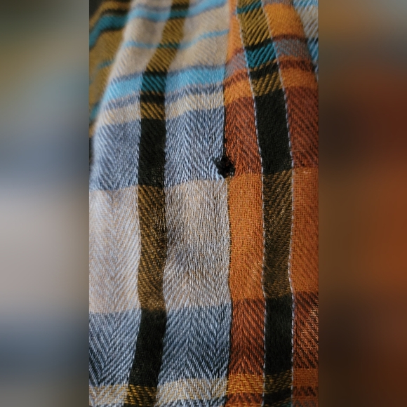 Free People Magical Plaid Button Down Shirt XS - Picture 12 of 12